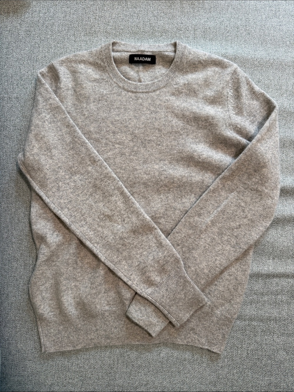 NAADAM Women's Crewneck Cashmere Sweater - Light Heather